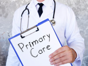 Primary Care is shown on the photo using the text