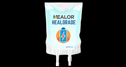 Healorade IV therapy bag