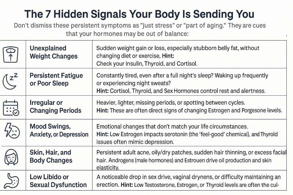 The Top 7 Signs Your Hormones Are Out of Balance 2 hidden signs of homone imbalance